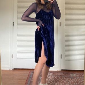 Madewell Velvet Dress